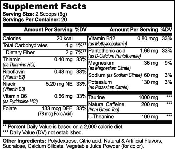 Energy Powder (Yuzu Flavor)