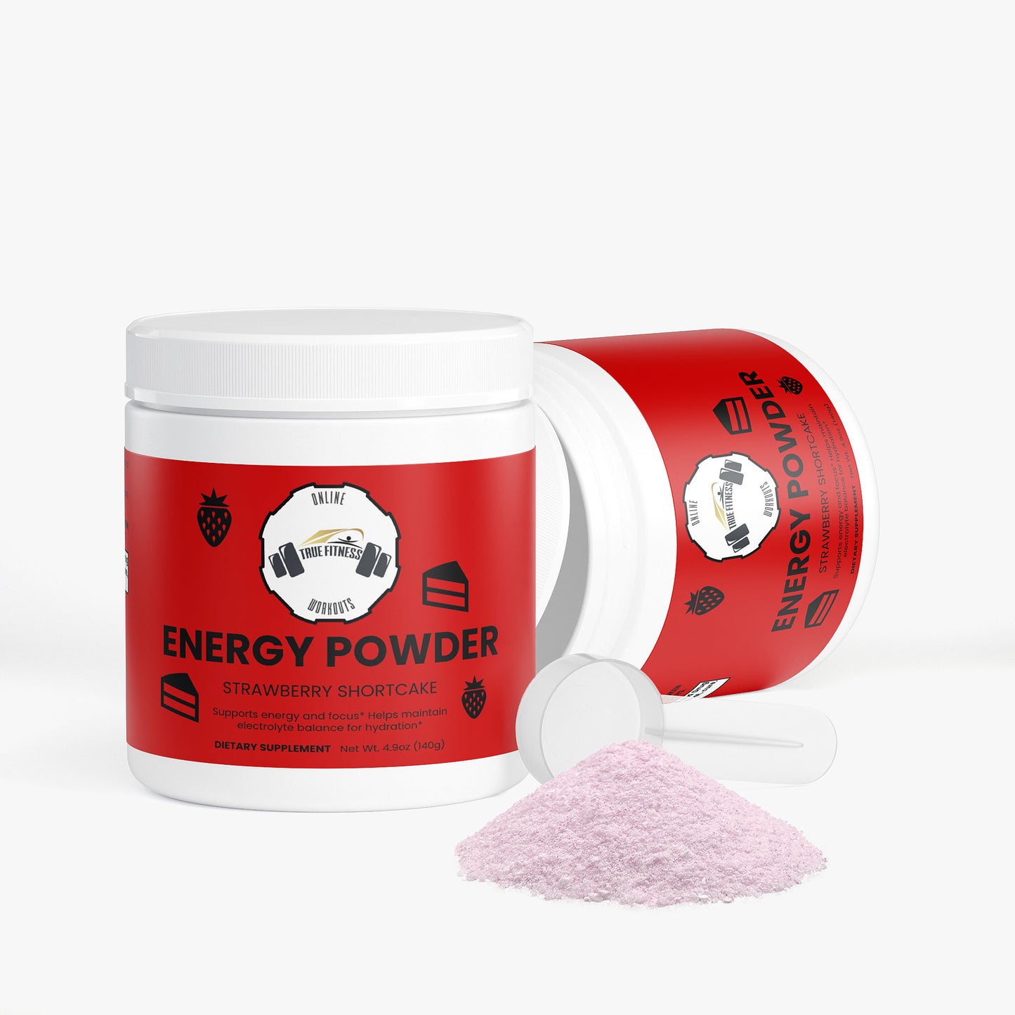 Energy Powder (Strawberry Shortcake)