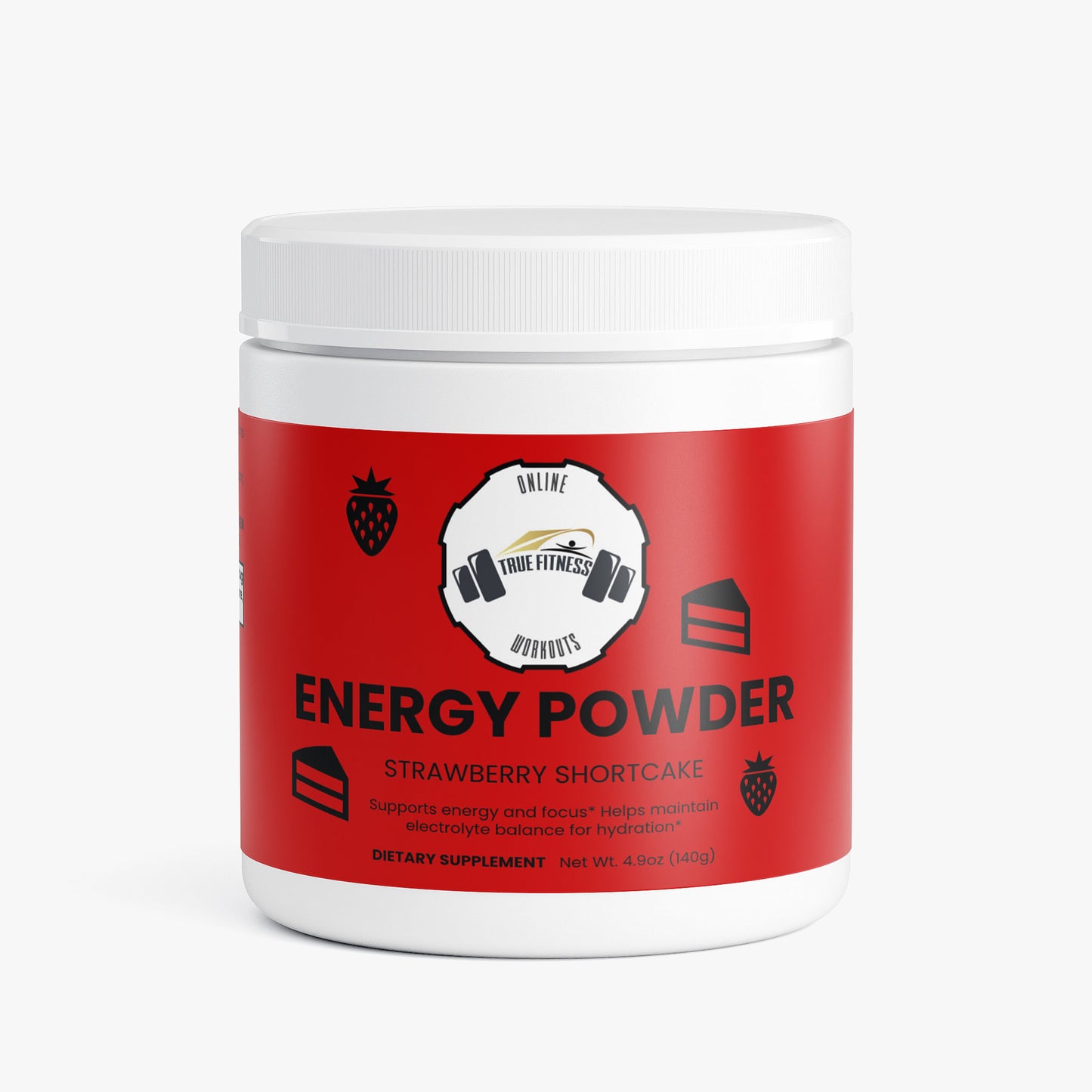 Energy Powder (Strawberry Shortcake)