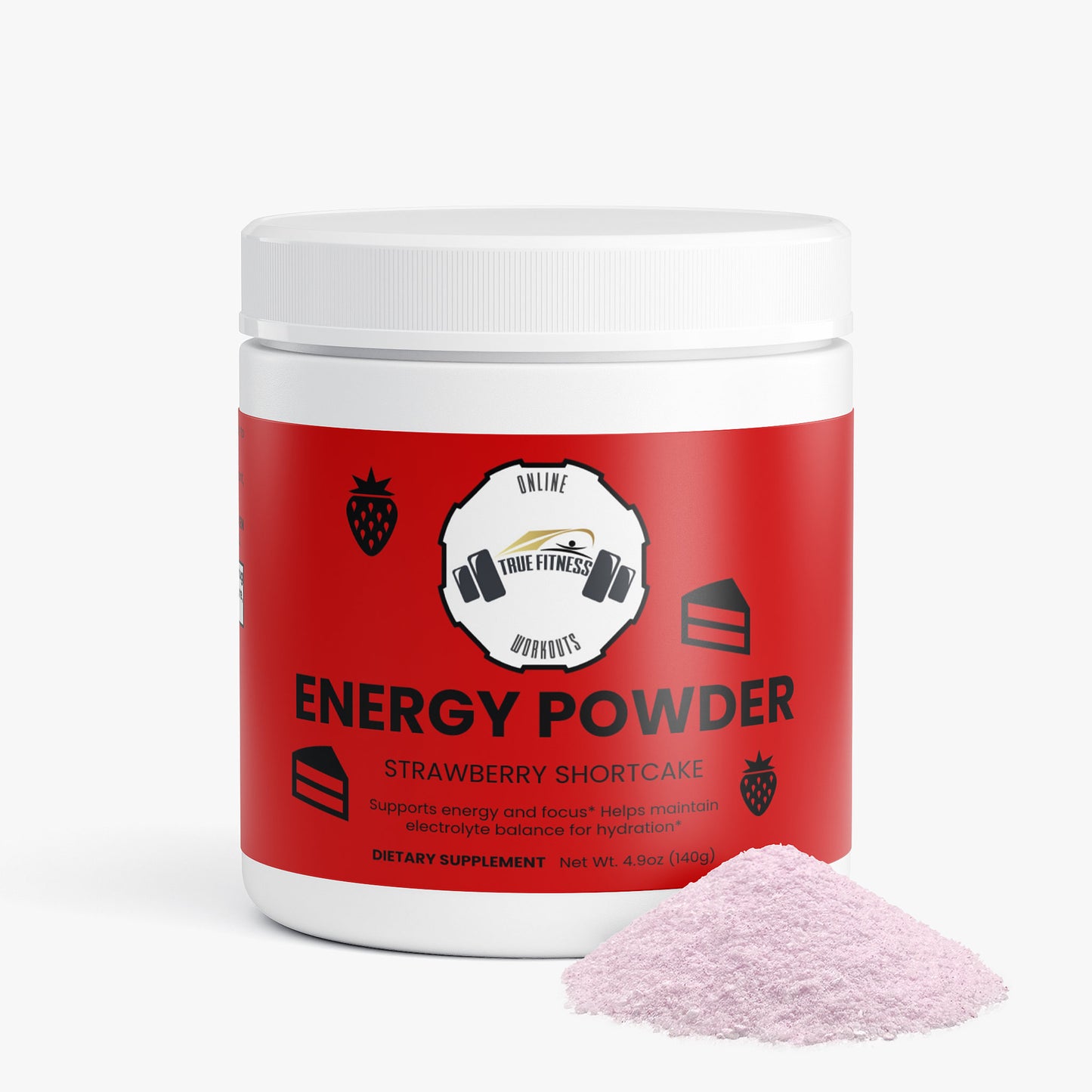 Energy Powder (Strawberry Shortcake)