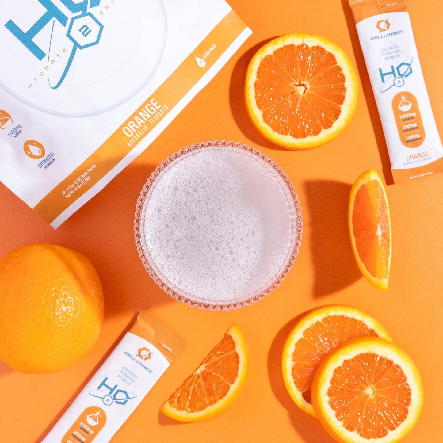 H2O ELECTROLYTES™ - Orange | Zero Sugar Electrolyte Powder